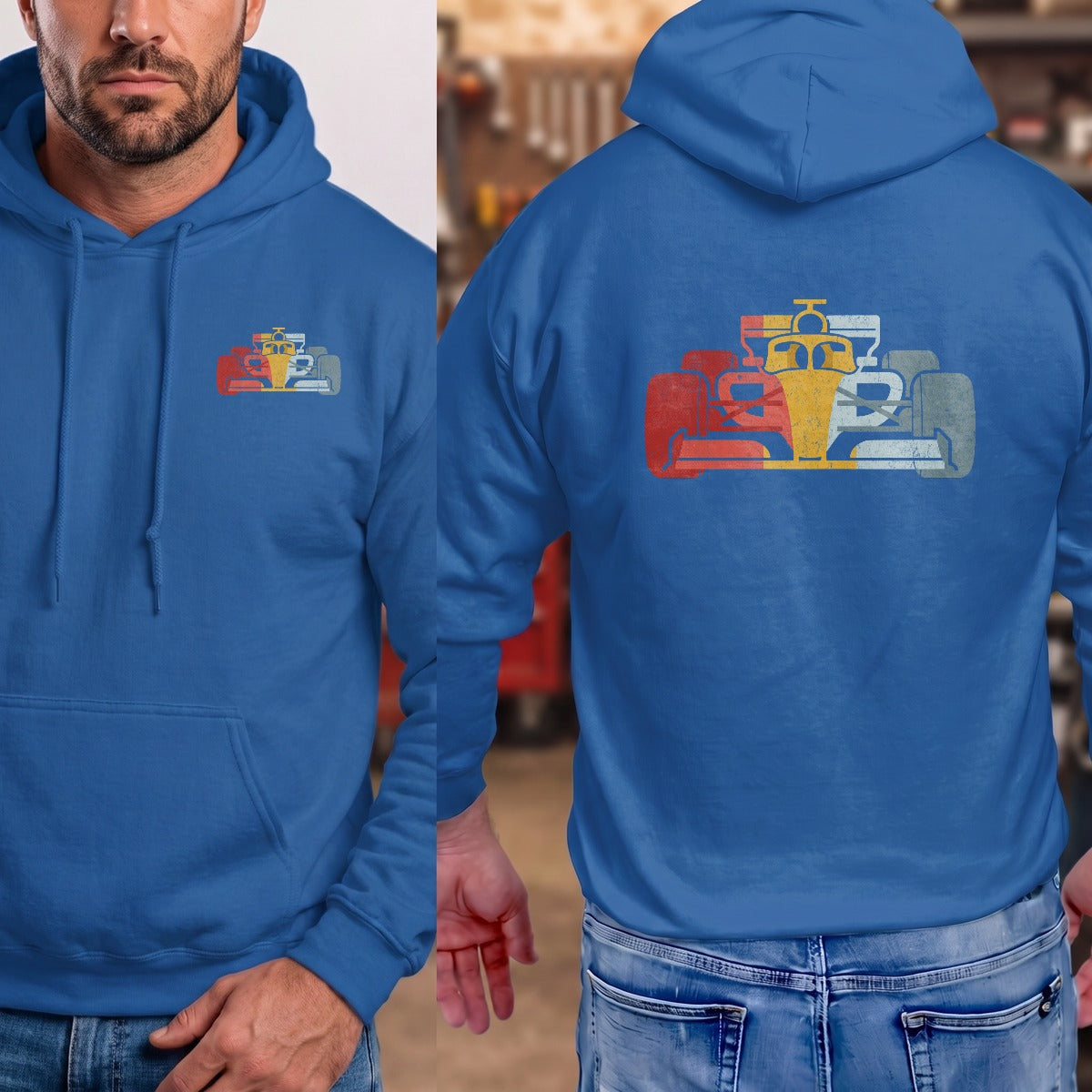 Royal | Left Chest + Back