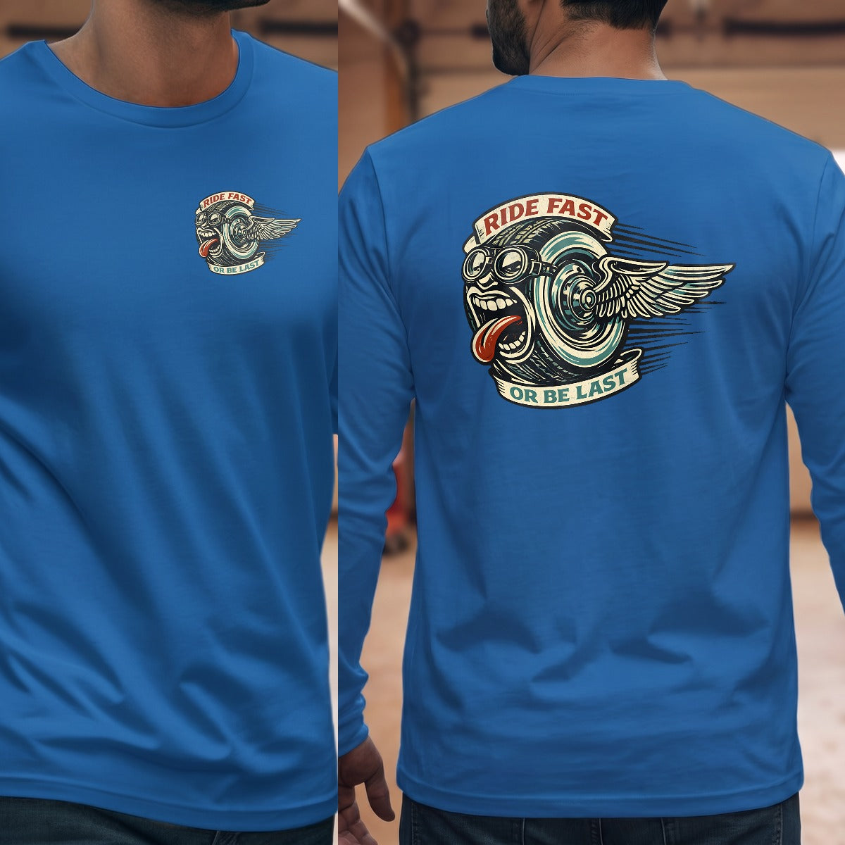 Royal | Left Chest + Back