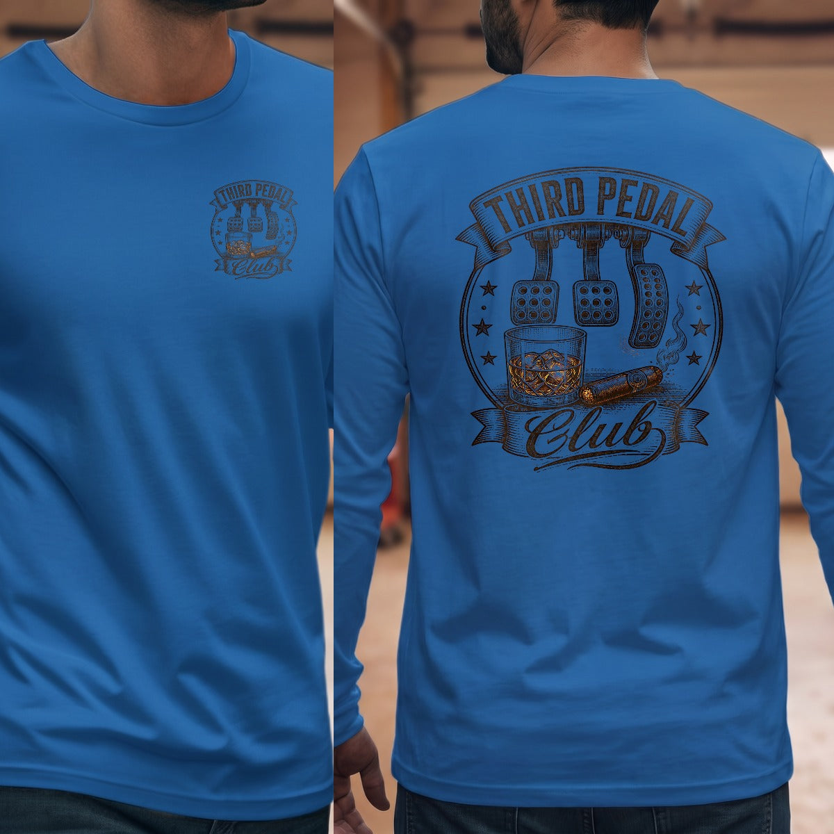Royal | Left Chest + Back