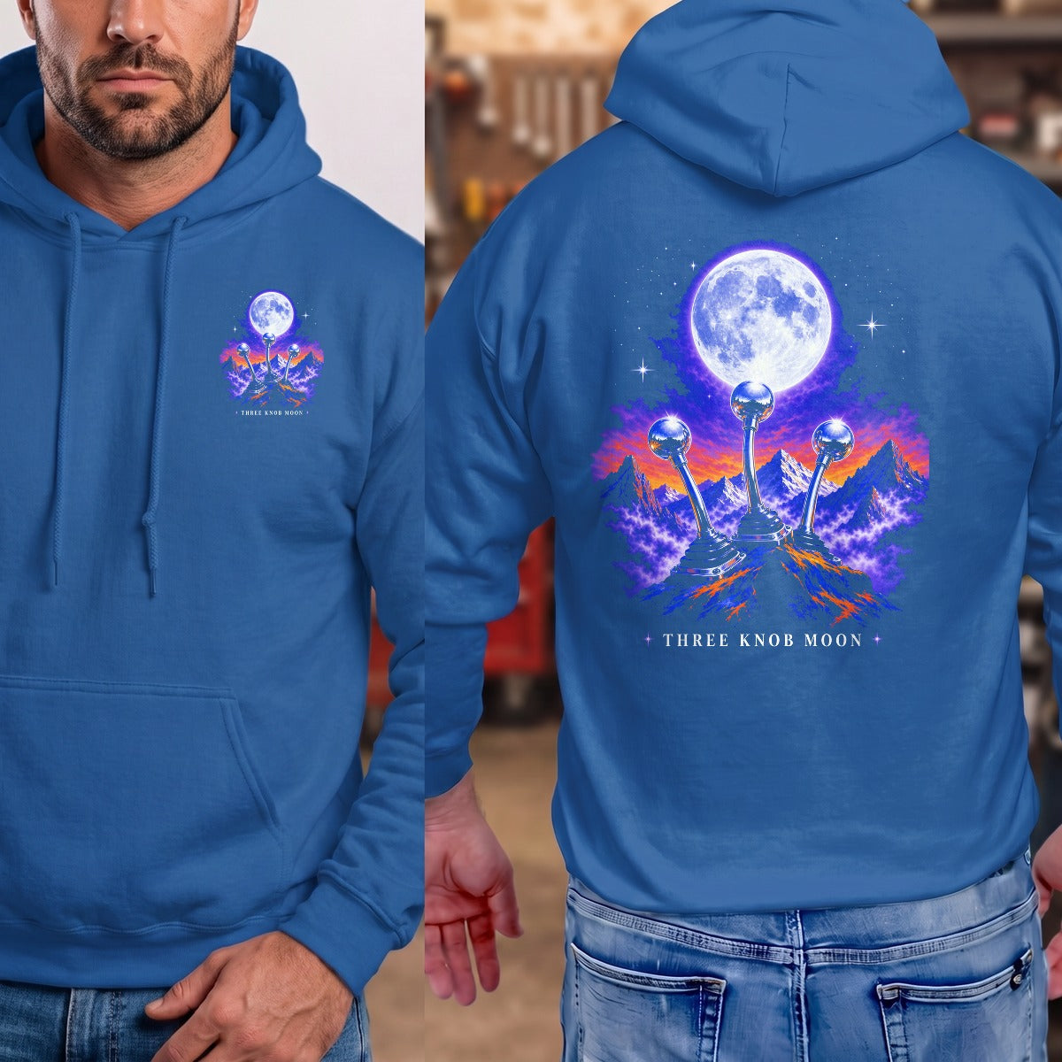 Royal | Left Chest + Back
