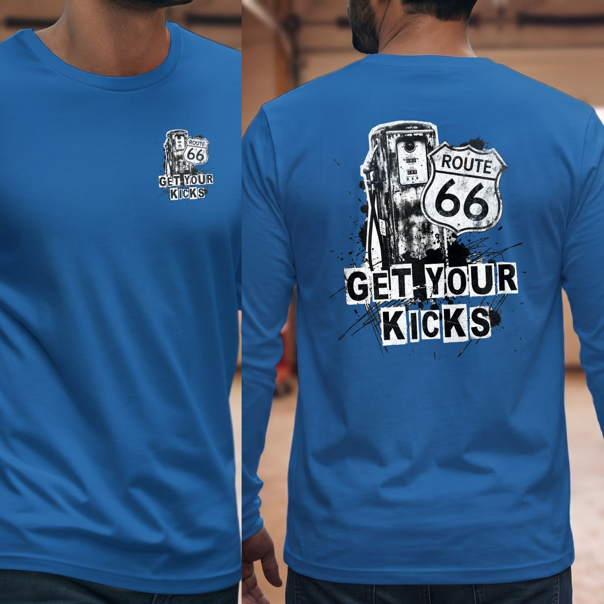 Royal | Left Chest + Back