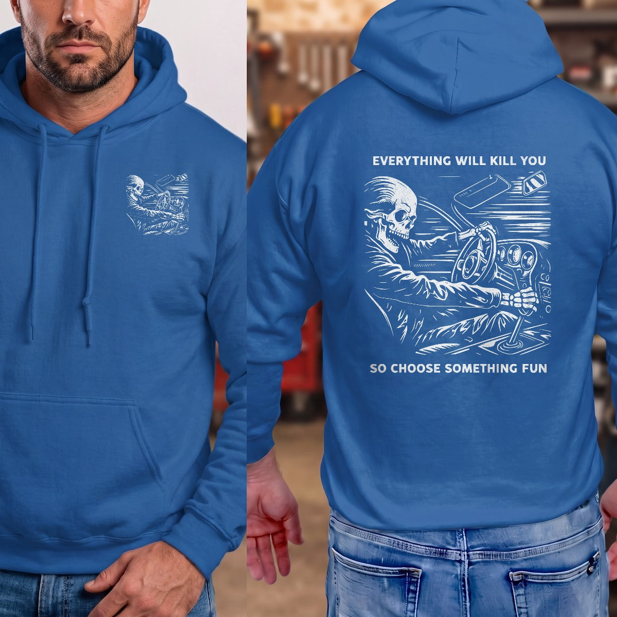 Royal | Left Chest + Back