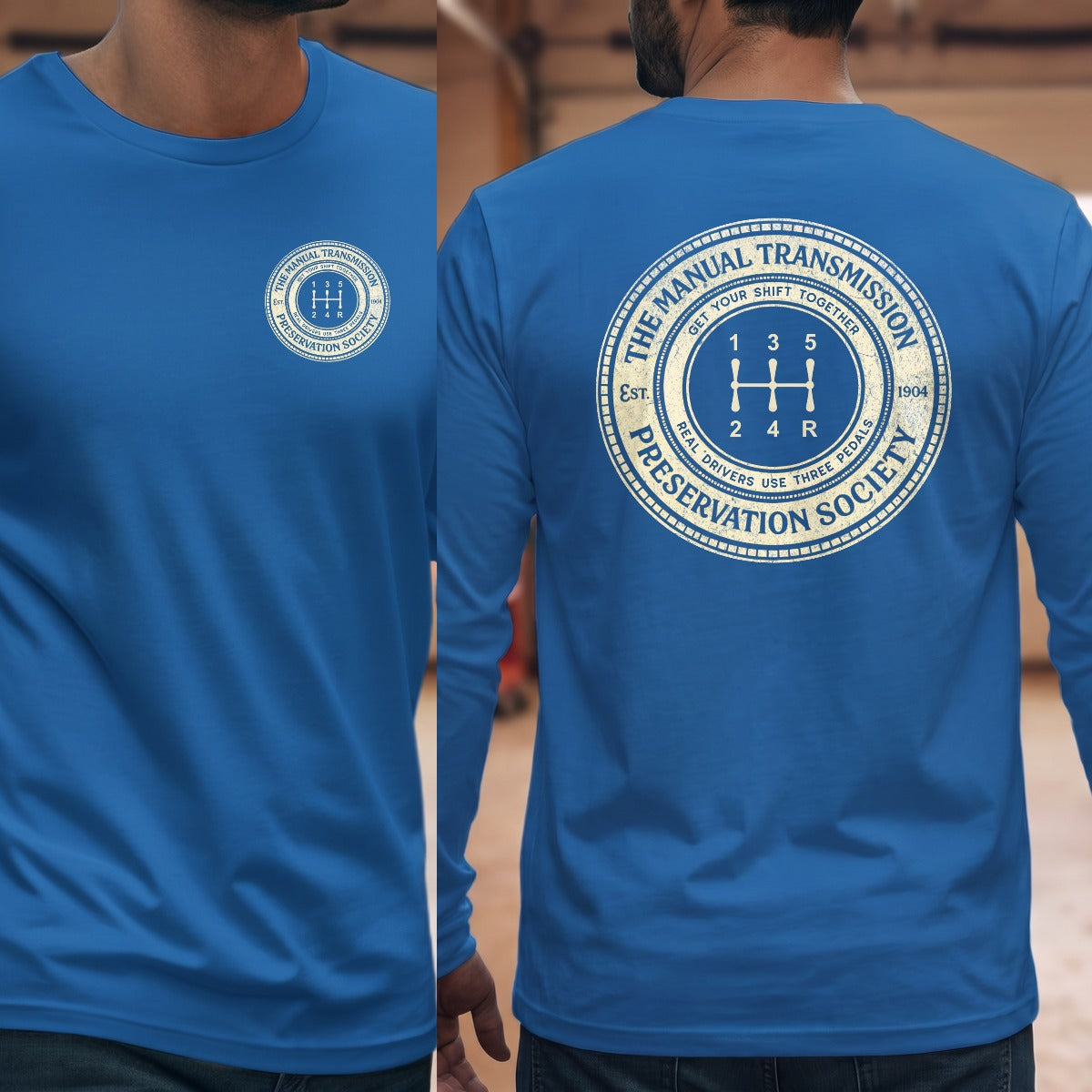 Royal | Left Chest + Back