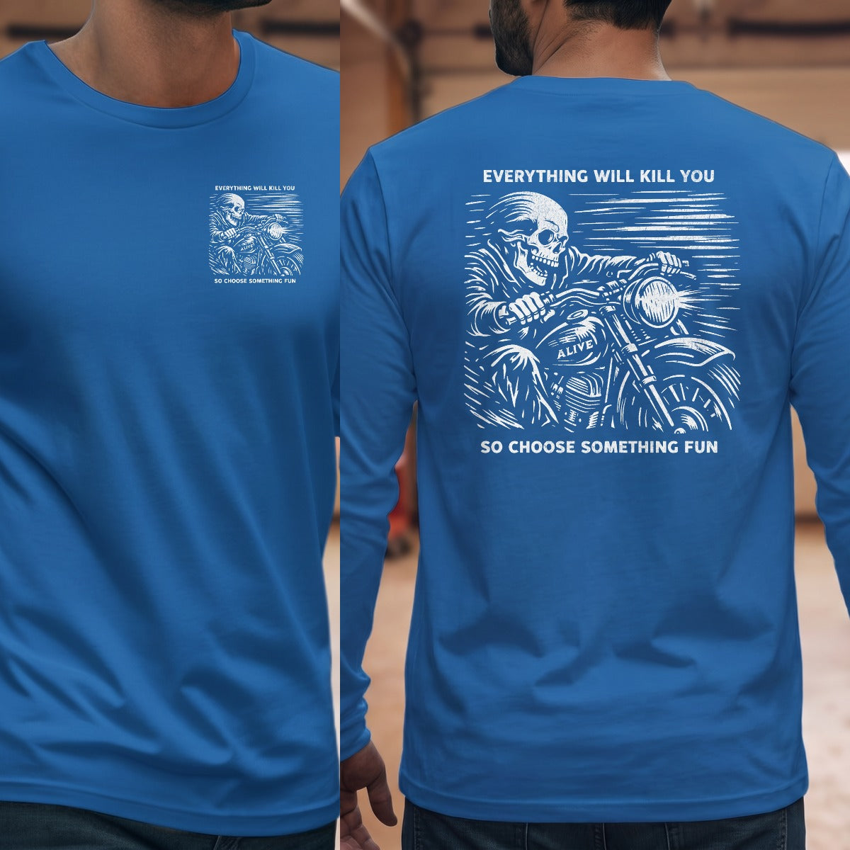 Royal | Left Chest + Back