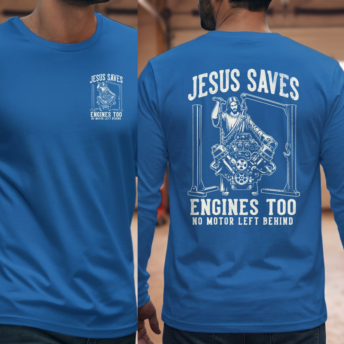 Royal | Left Chest + Back