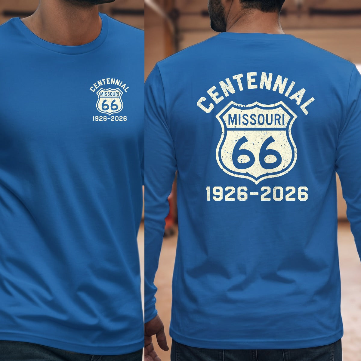 Royal | Left Chest + Back