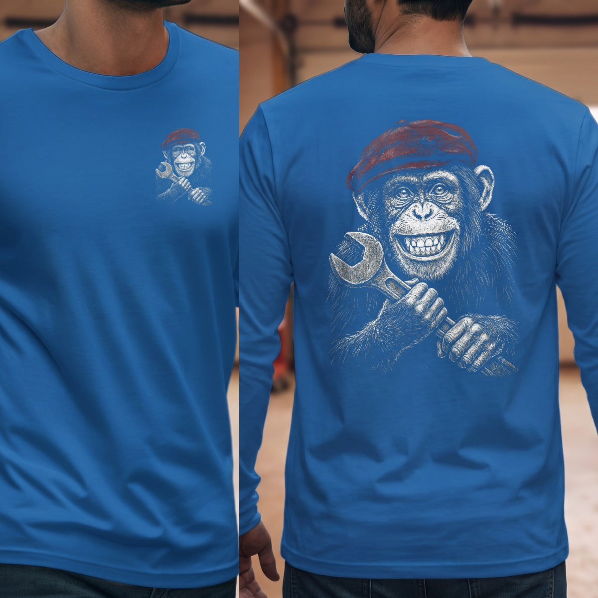Royal | Left Chest + Back