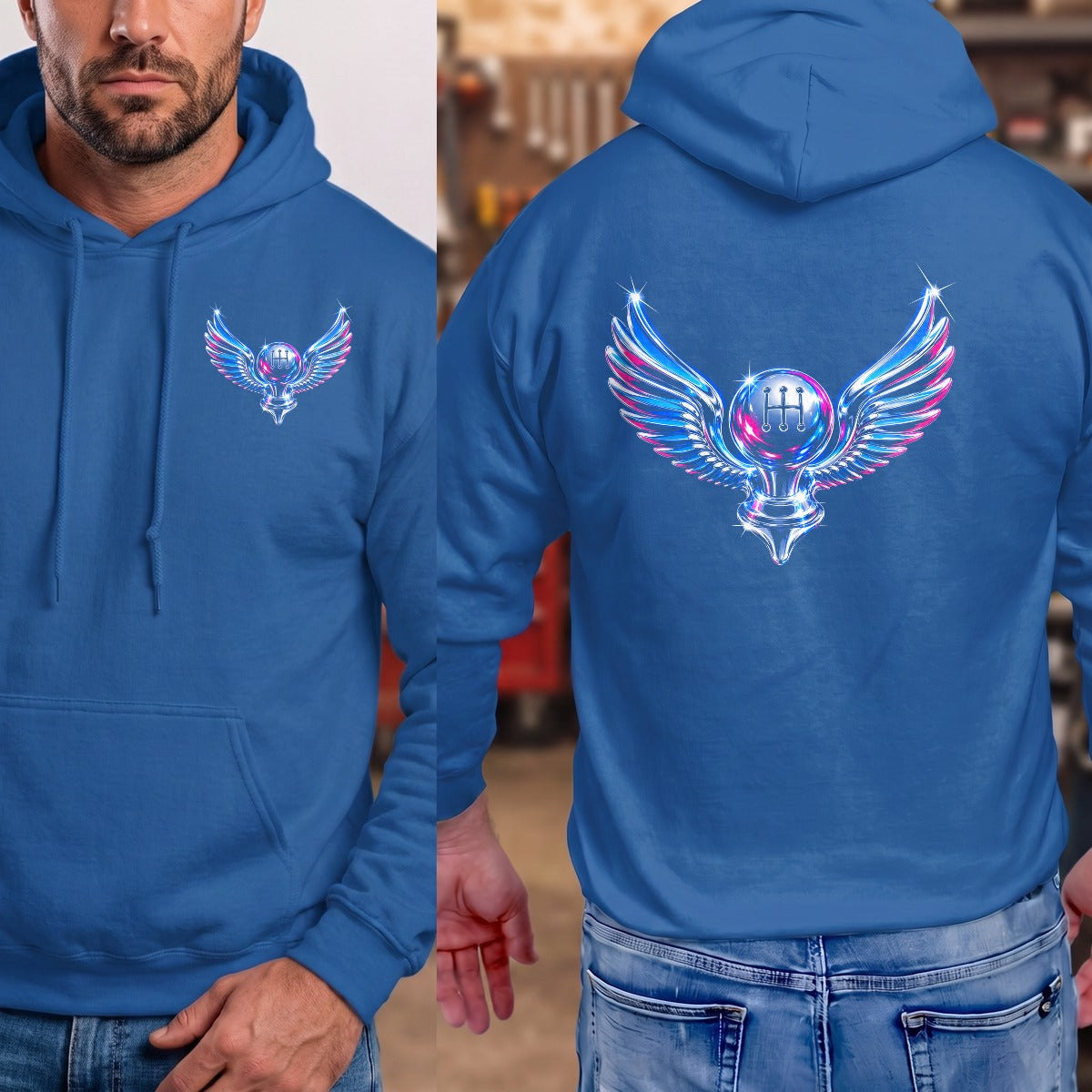 Royal | Left Chest + Back