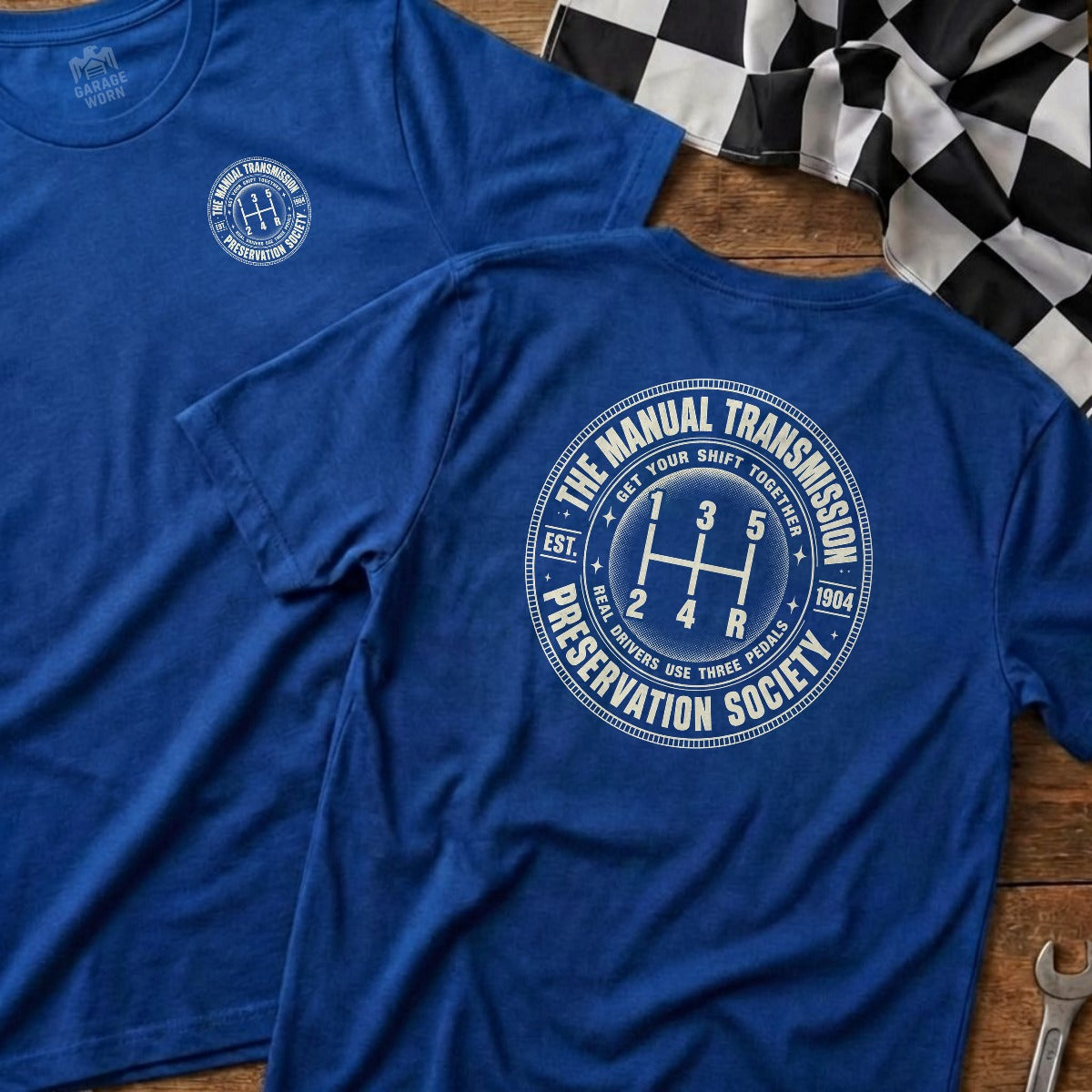 Royal | Left Chest + Back