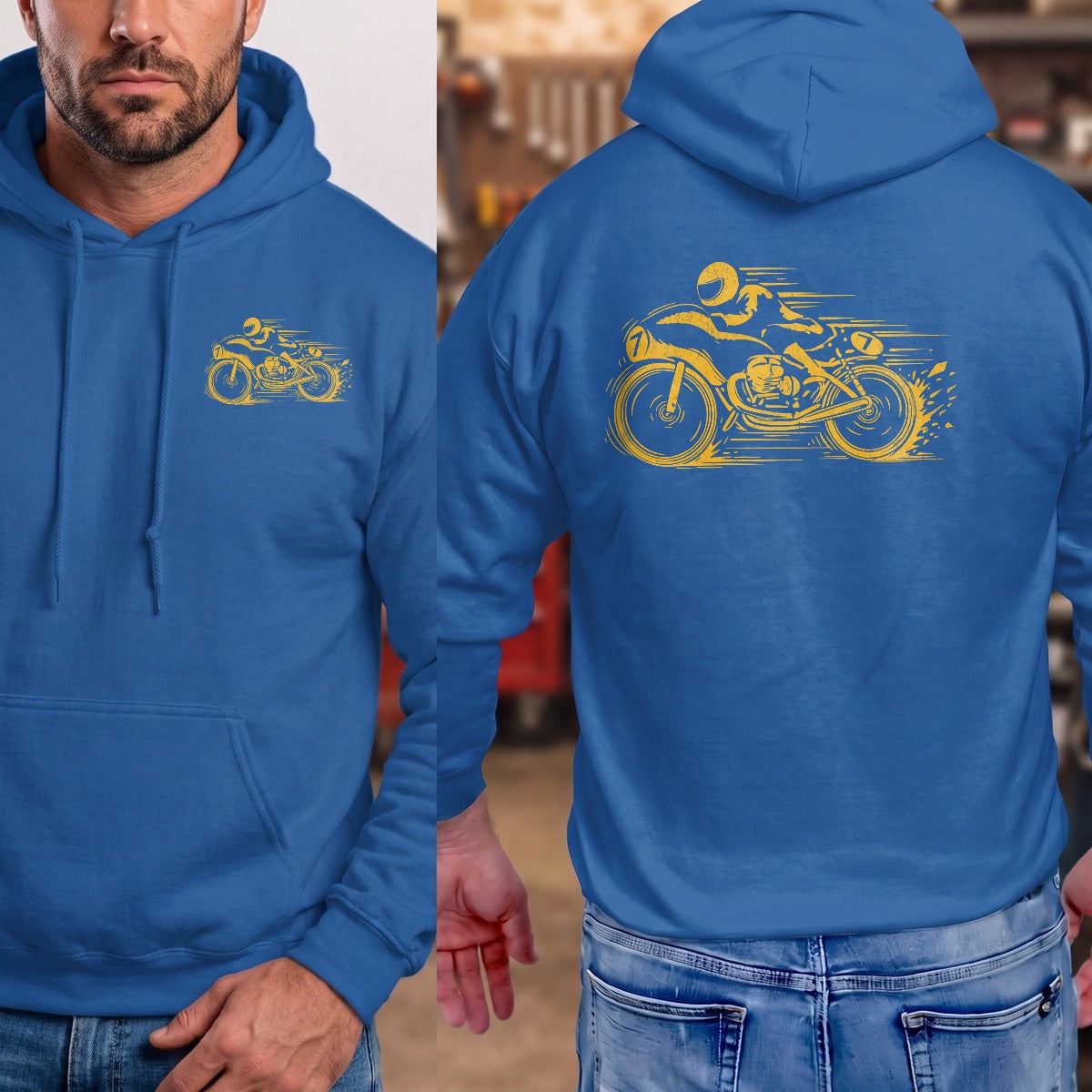 Royal | Left Chest + Back