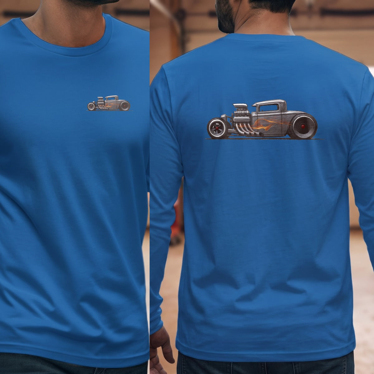 Royal | Left Chest + Back