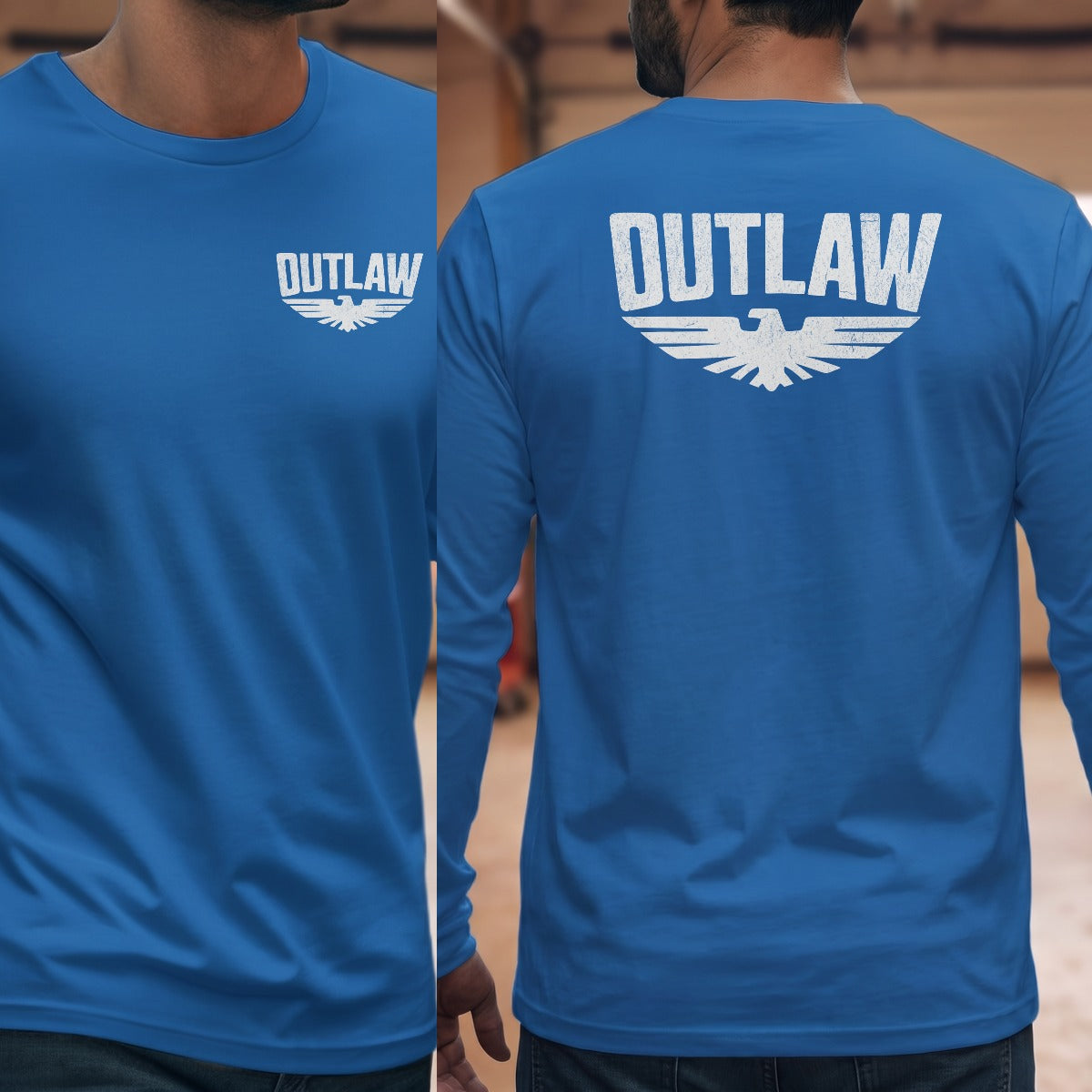 Royal | Left Chest + Back