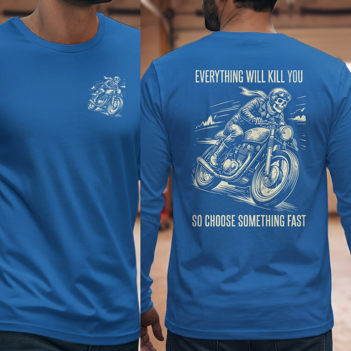 Royal | Left Chest + Back