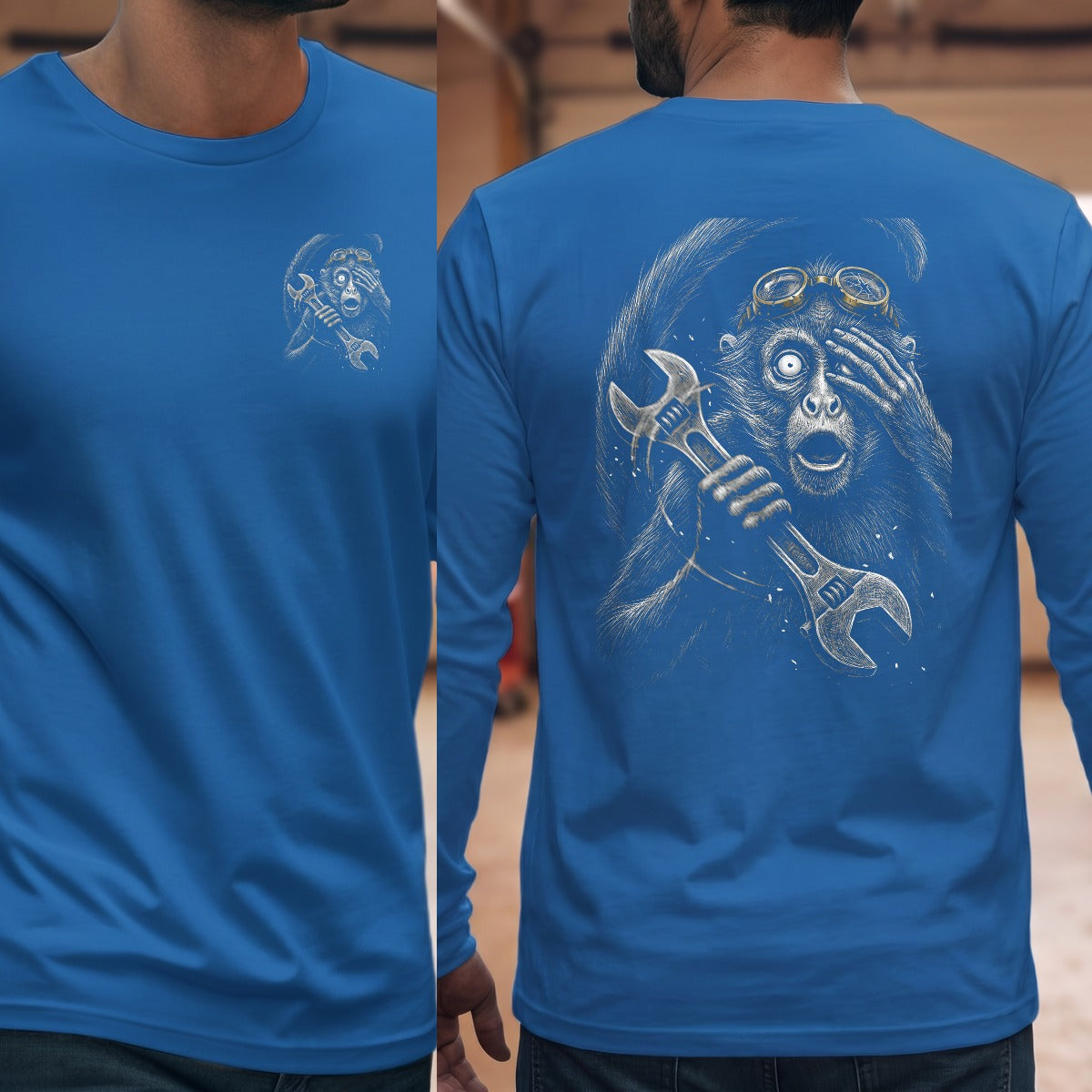 Royal | Left Chest + Back