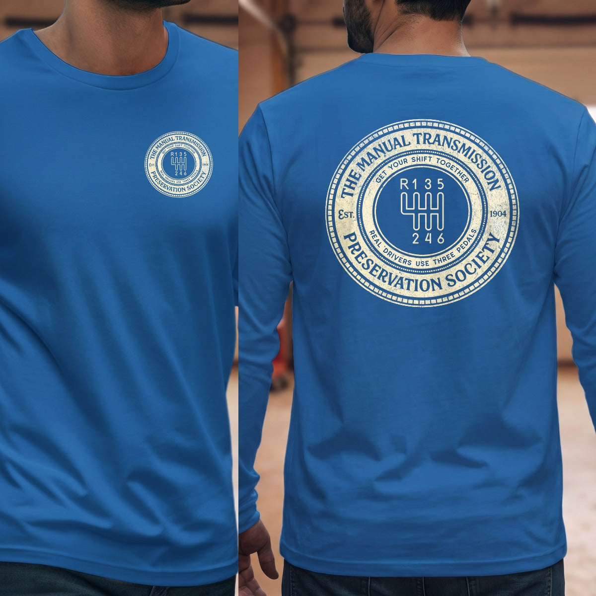 Royal | Left Chest + Back