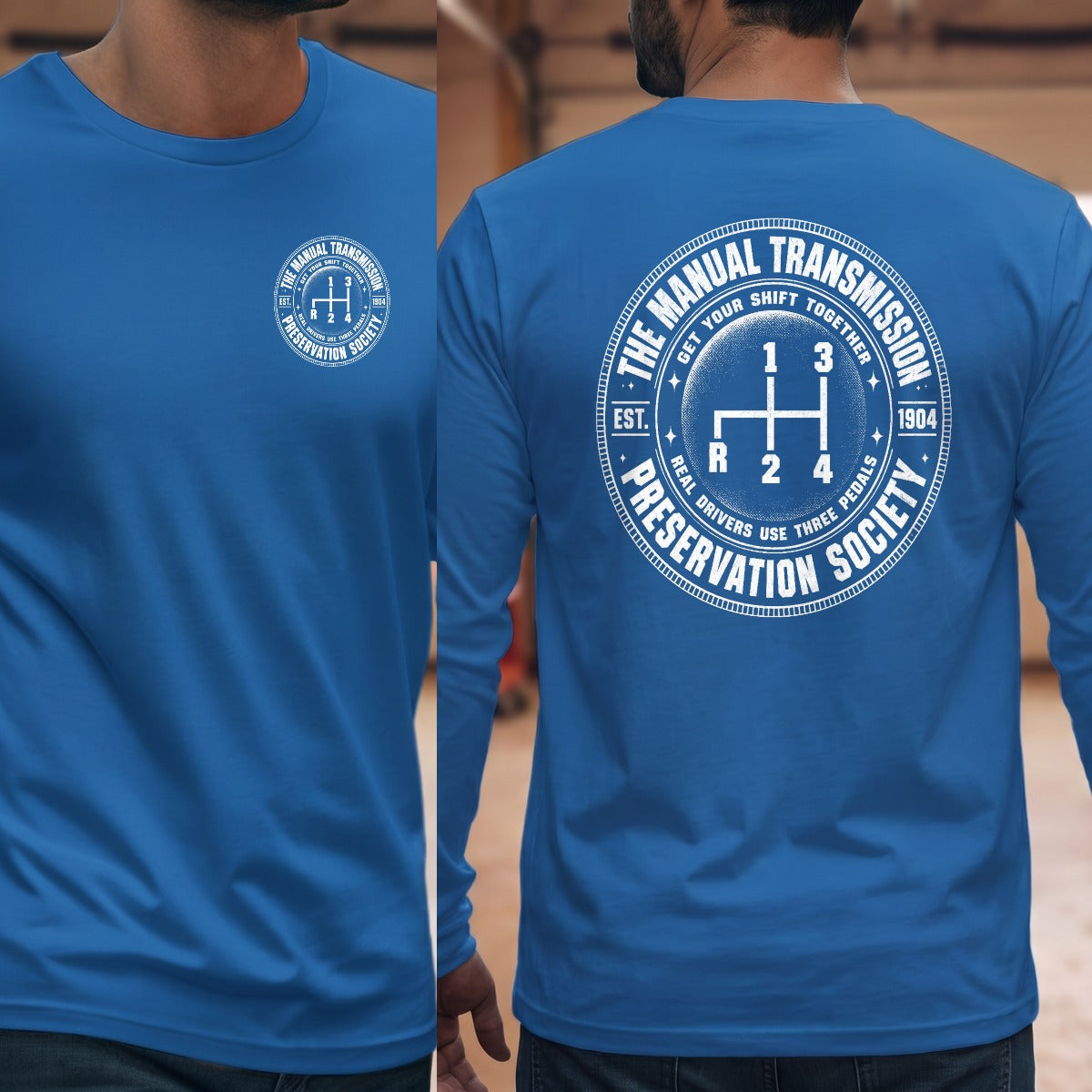 Royal | Left Chest + Back