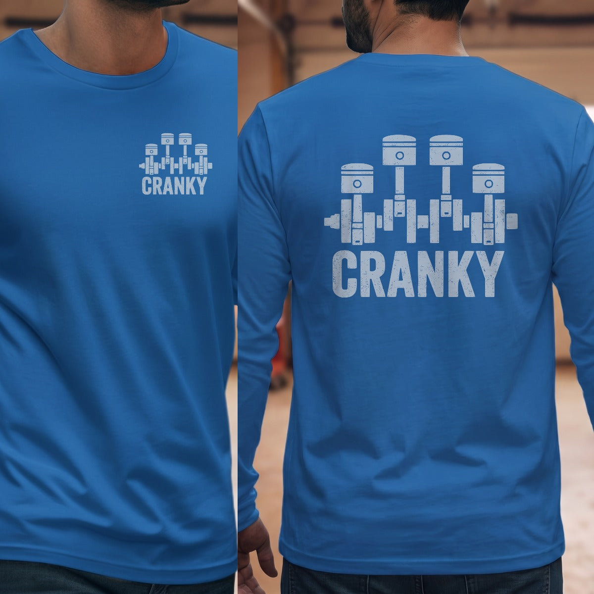Royal | Left Chest + Back