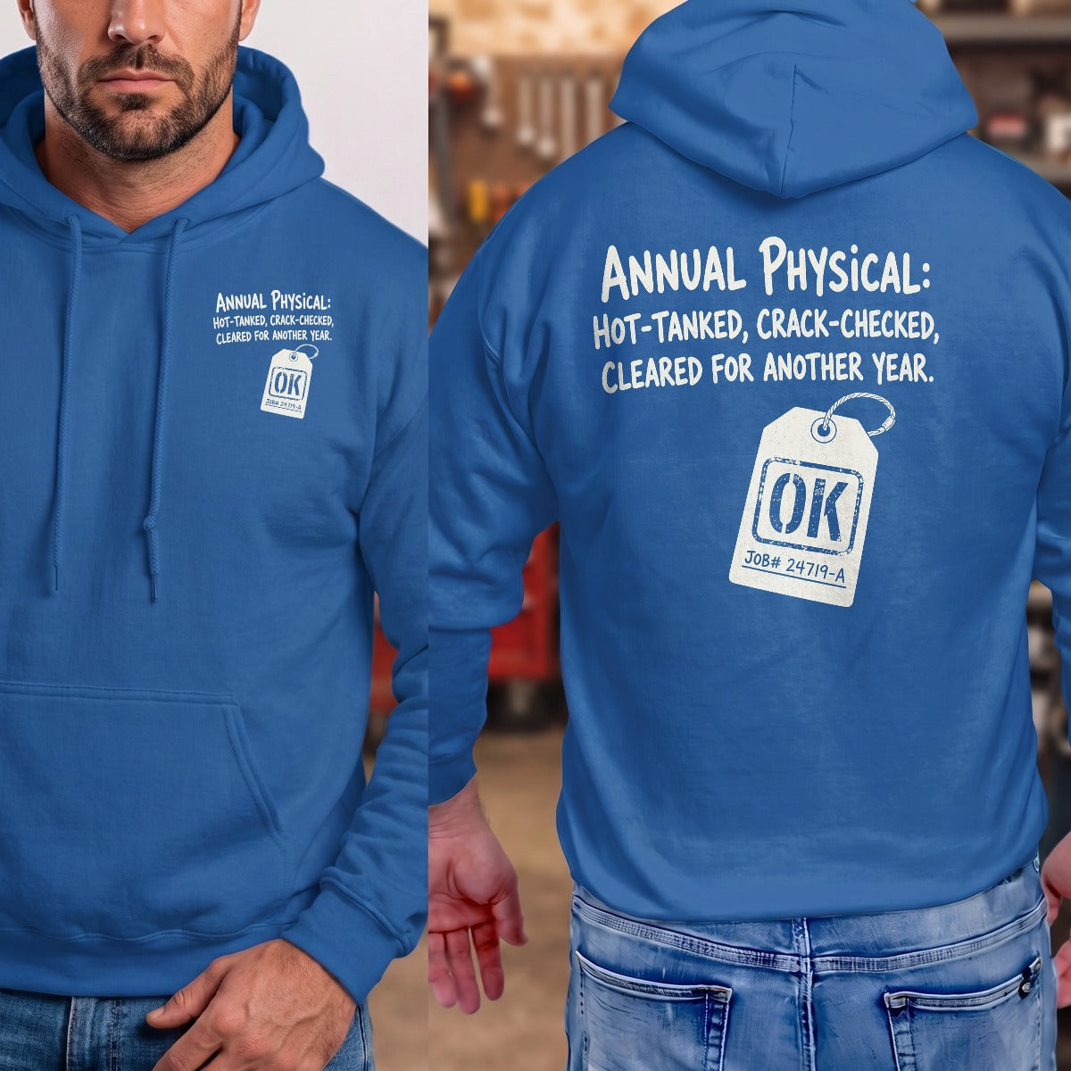 Royal | Left Chest + Back