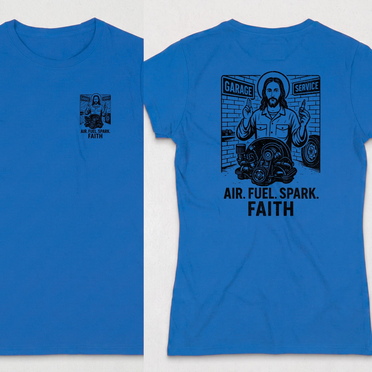 Royal | Left Chest + Back