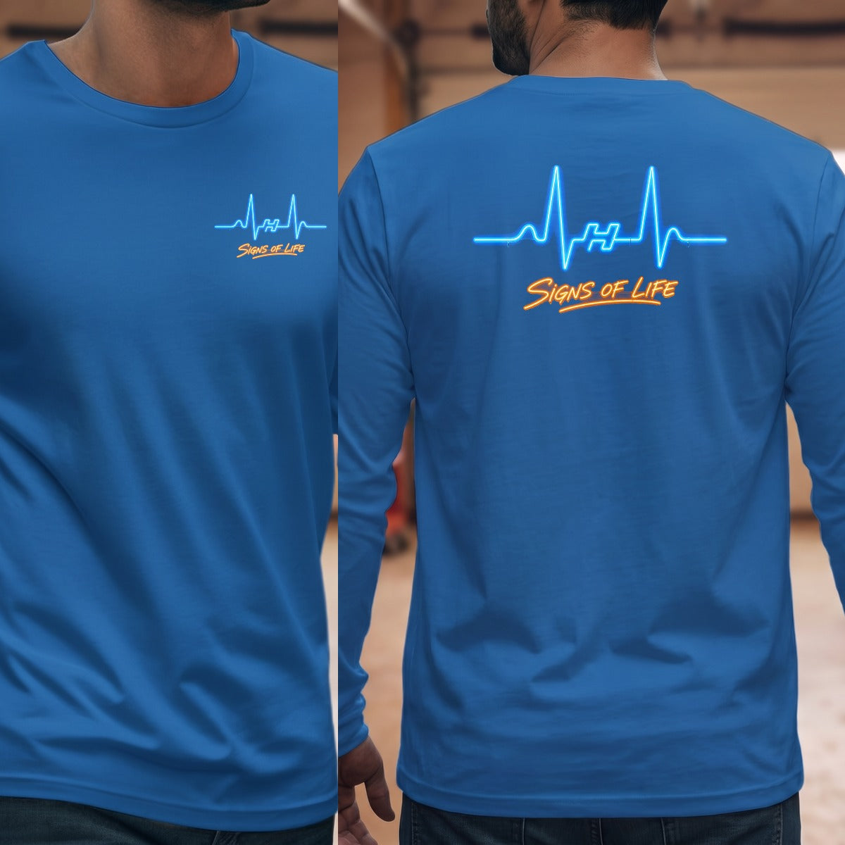 Royal | Left Chest + Back