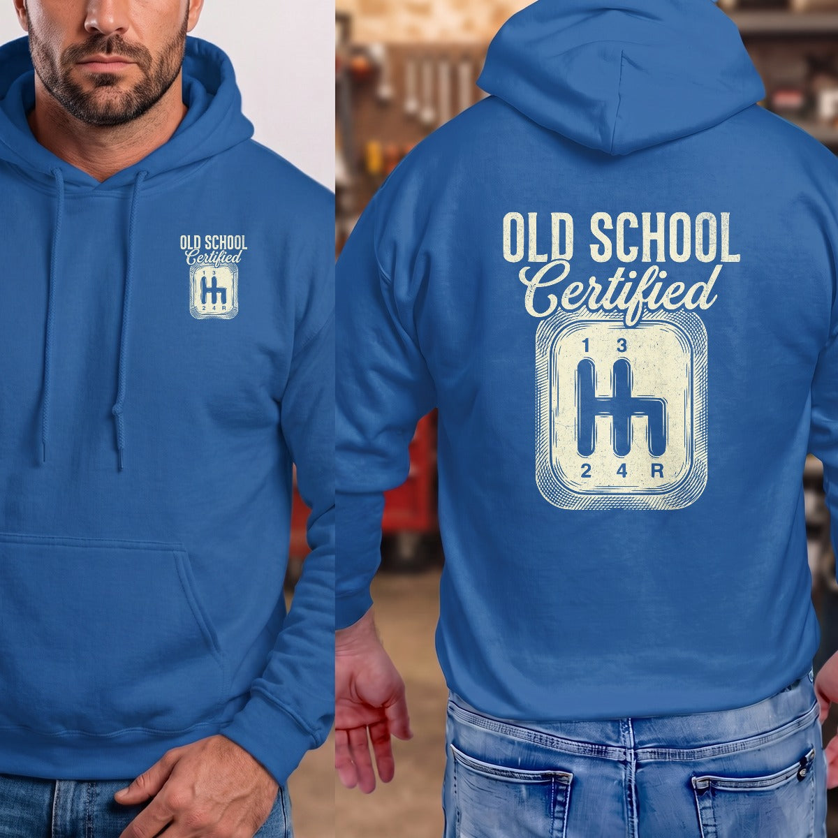 Royal | Left Chest + Back