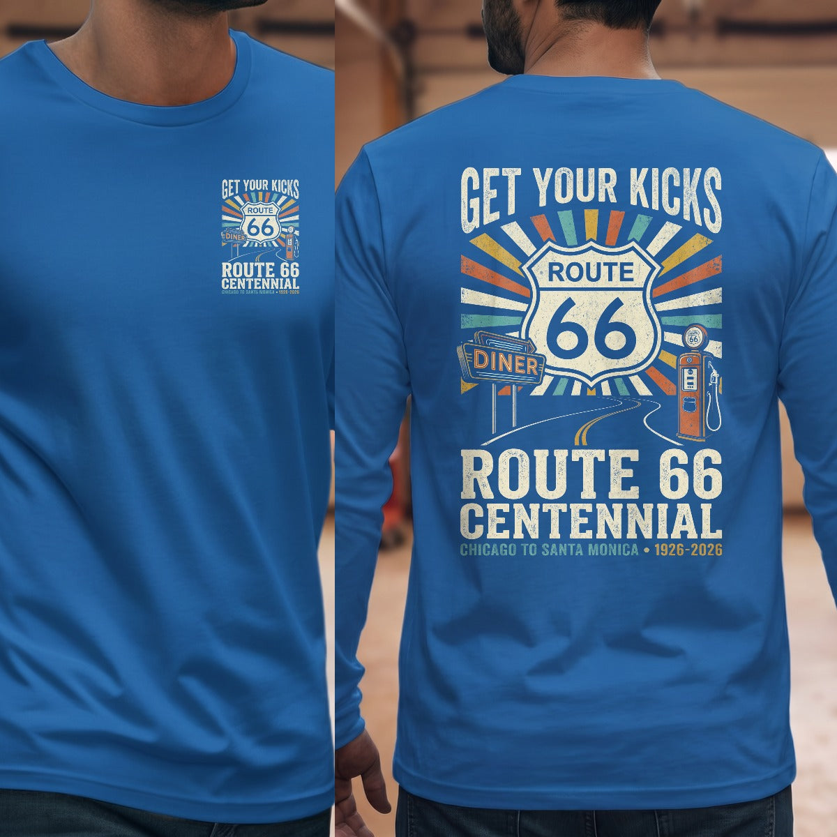 Royal | Left Chest + Back