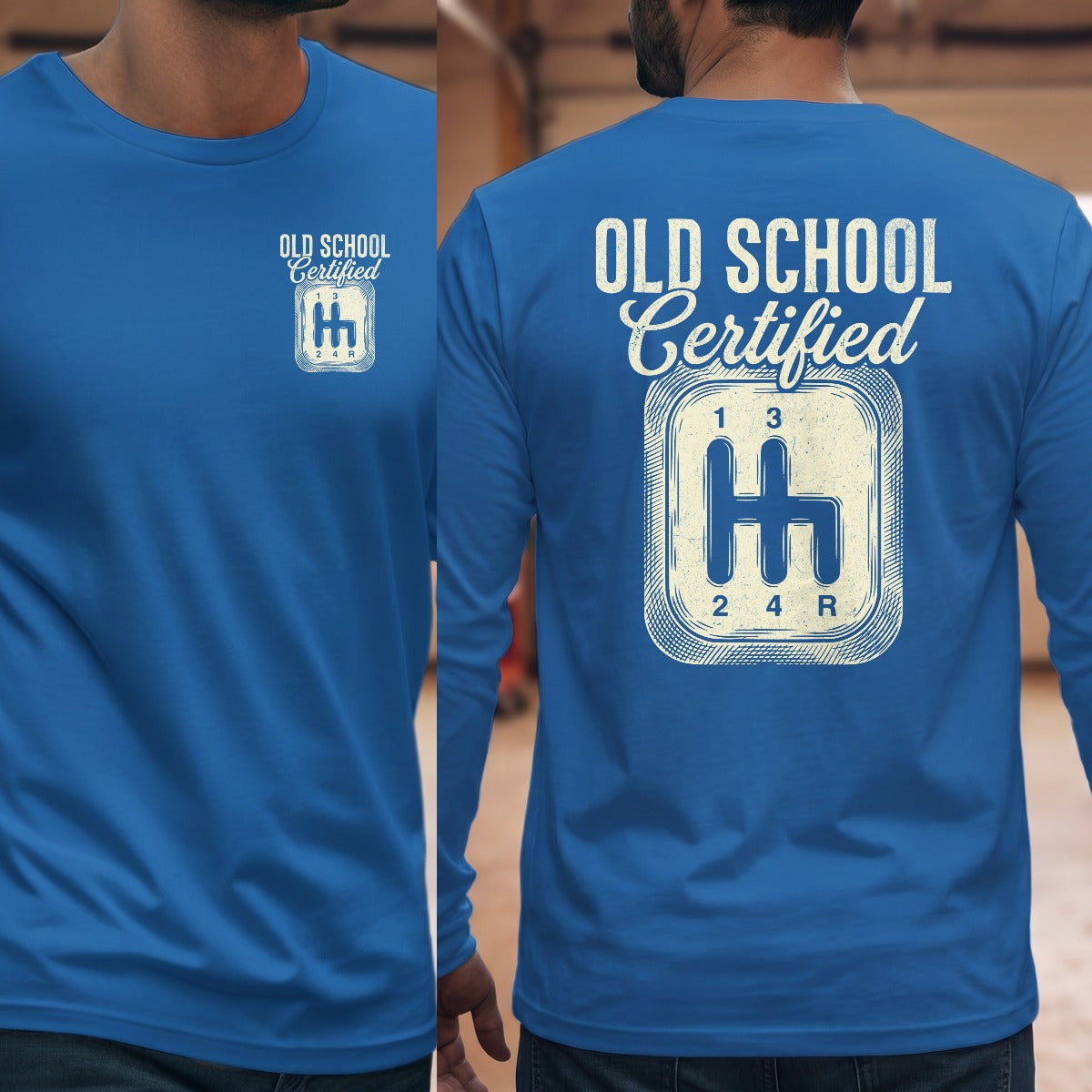 Royal | Left Chest + Back