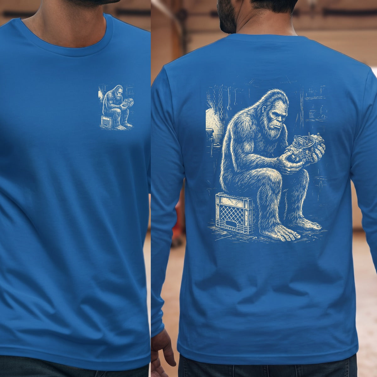 Royal | Left Chest + Back