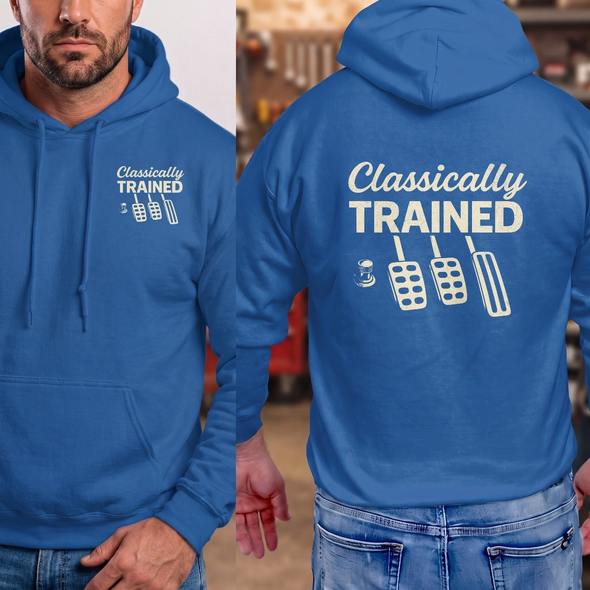 Royal | Left Chest + Back