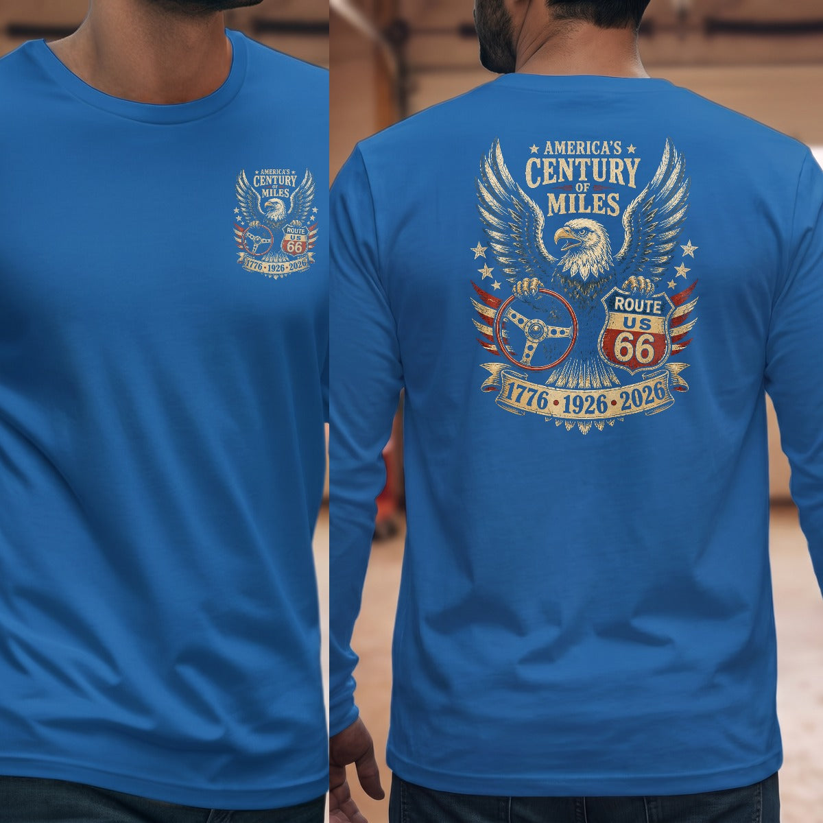 Royal | Left Chest + Back