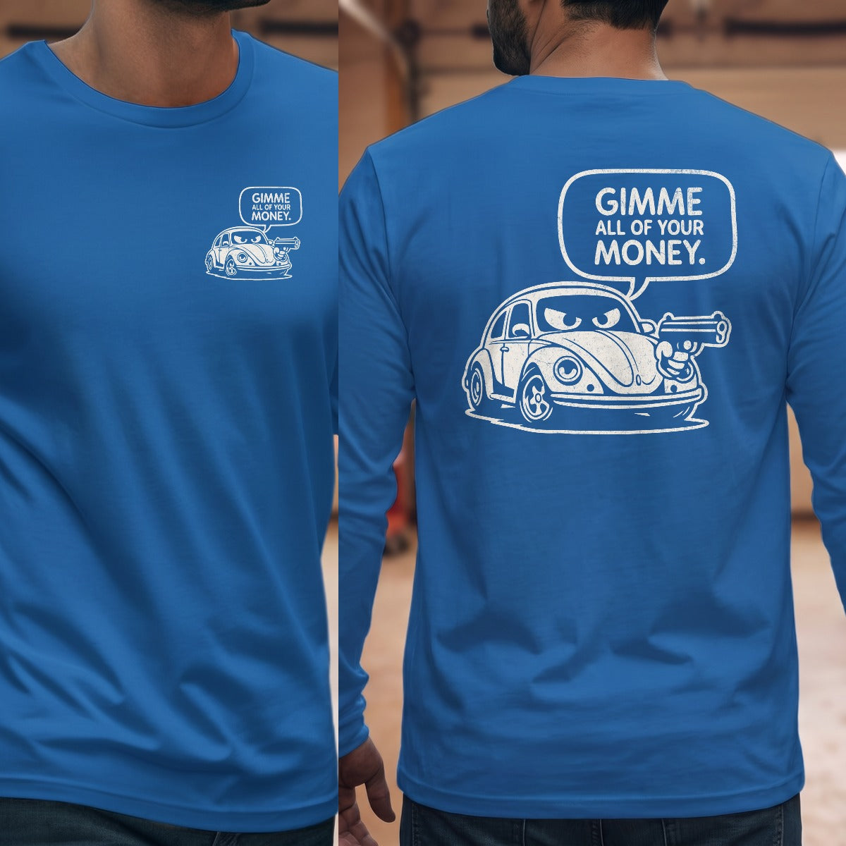 Royal | Left Chest + Back