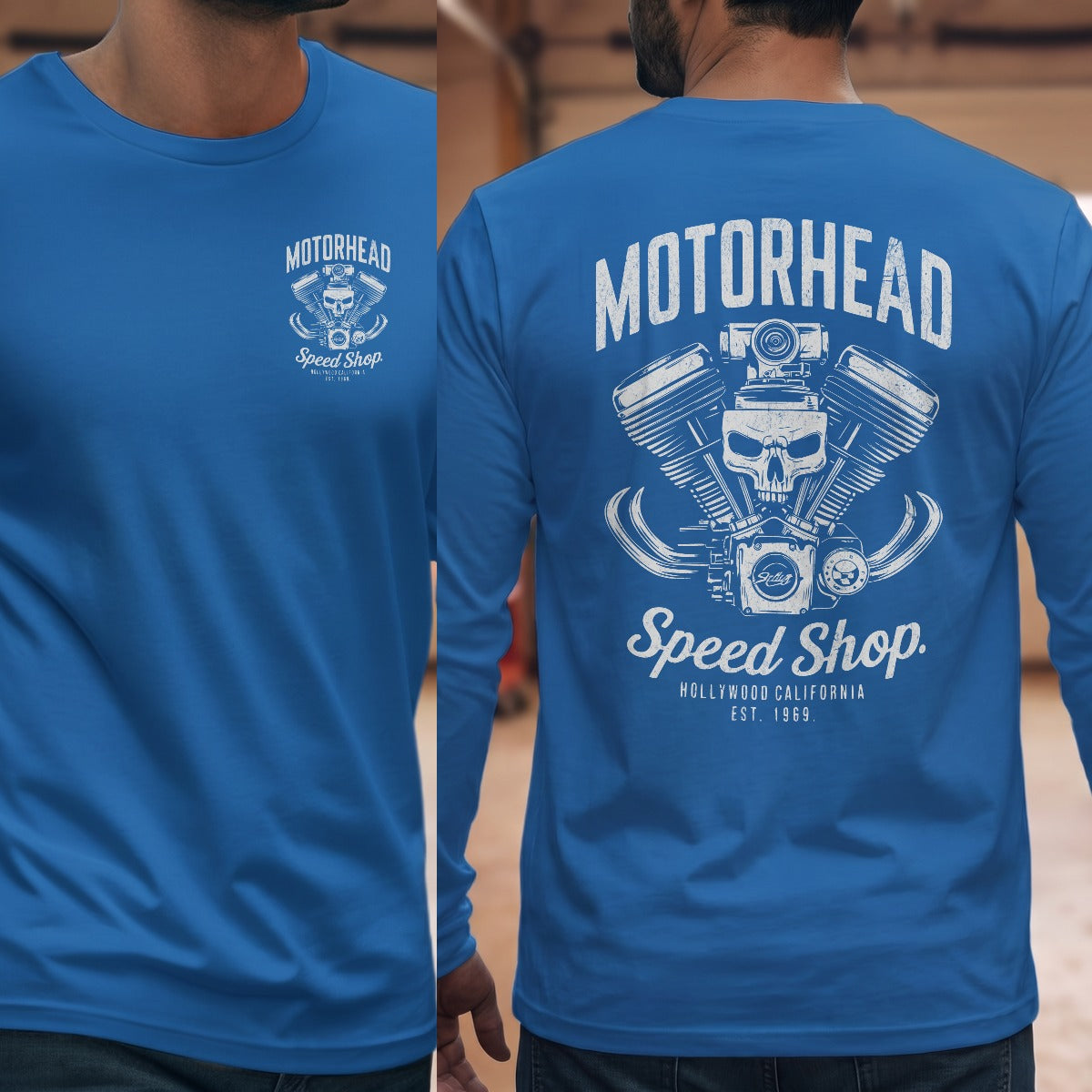 Royal | Left Chest + Back