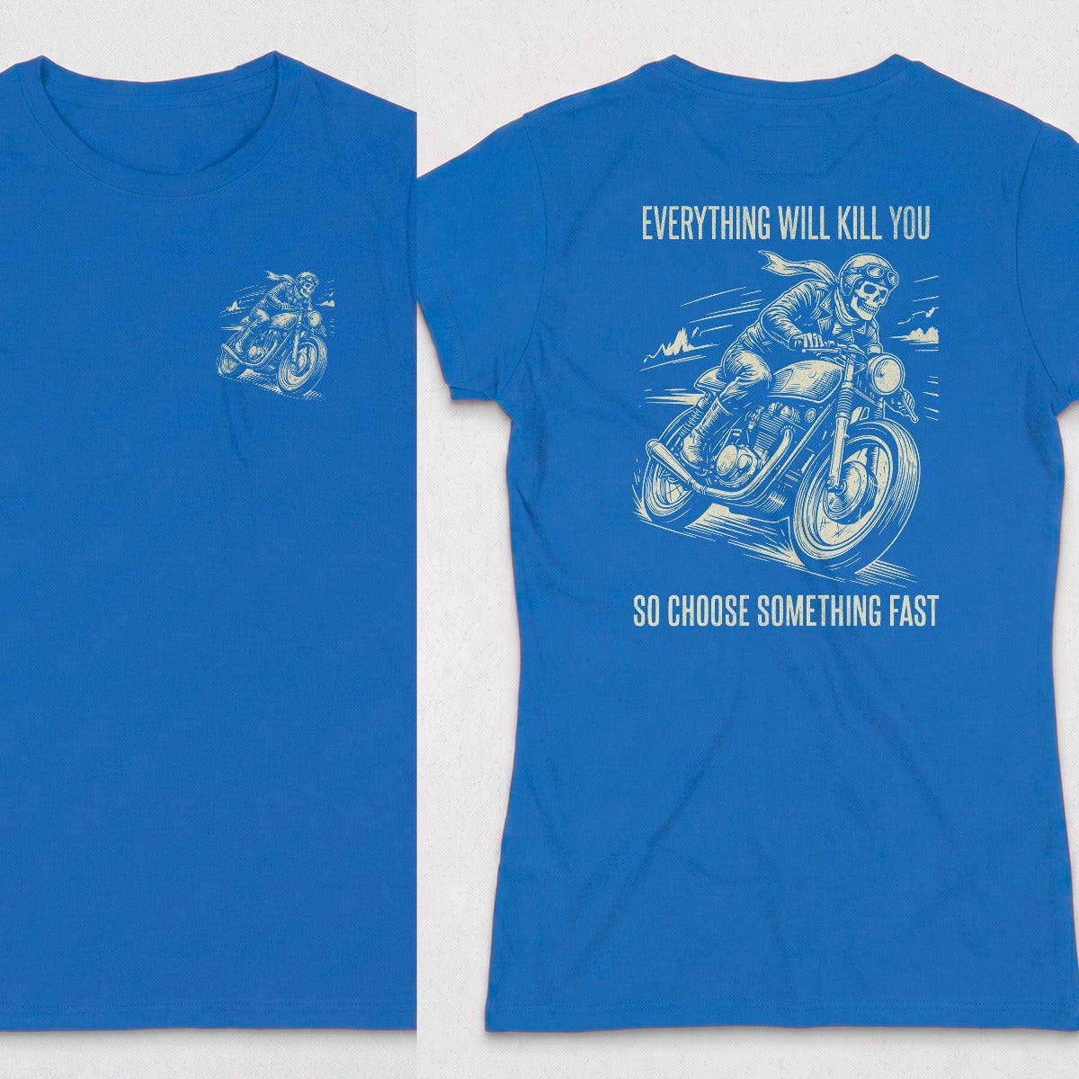 Royal | Left Chest + Back