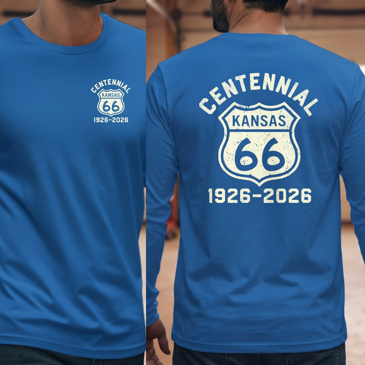 Royal | Left Chest + Back