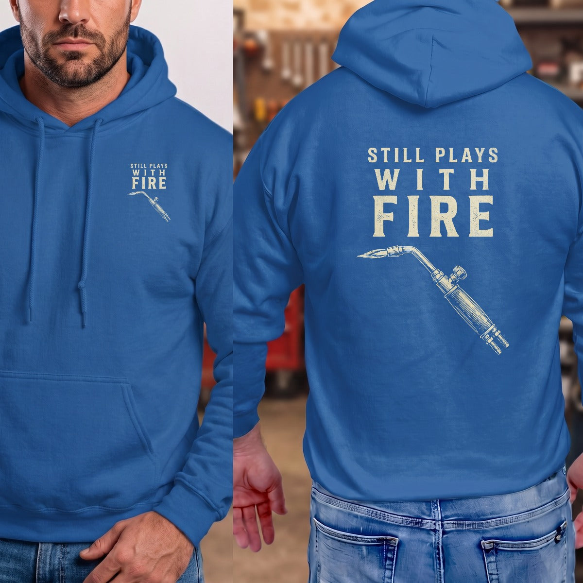 Royal | Left Chest + Back