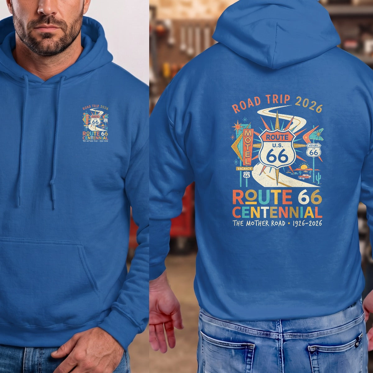 Royal | Left Chest + Back