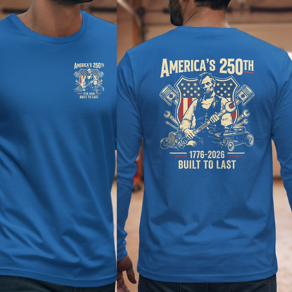 Royal | Left Chest + Back