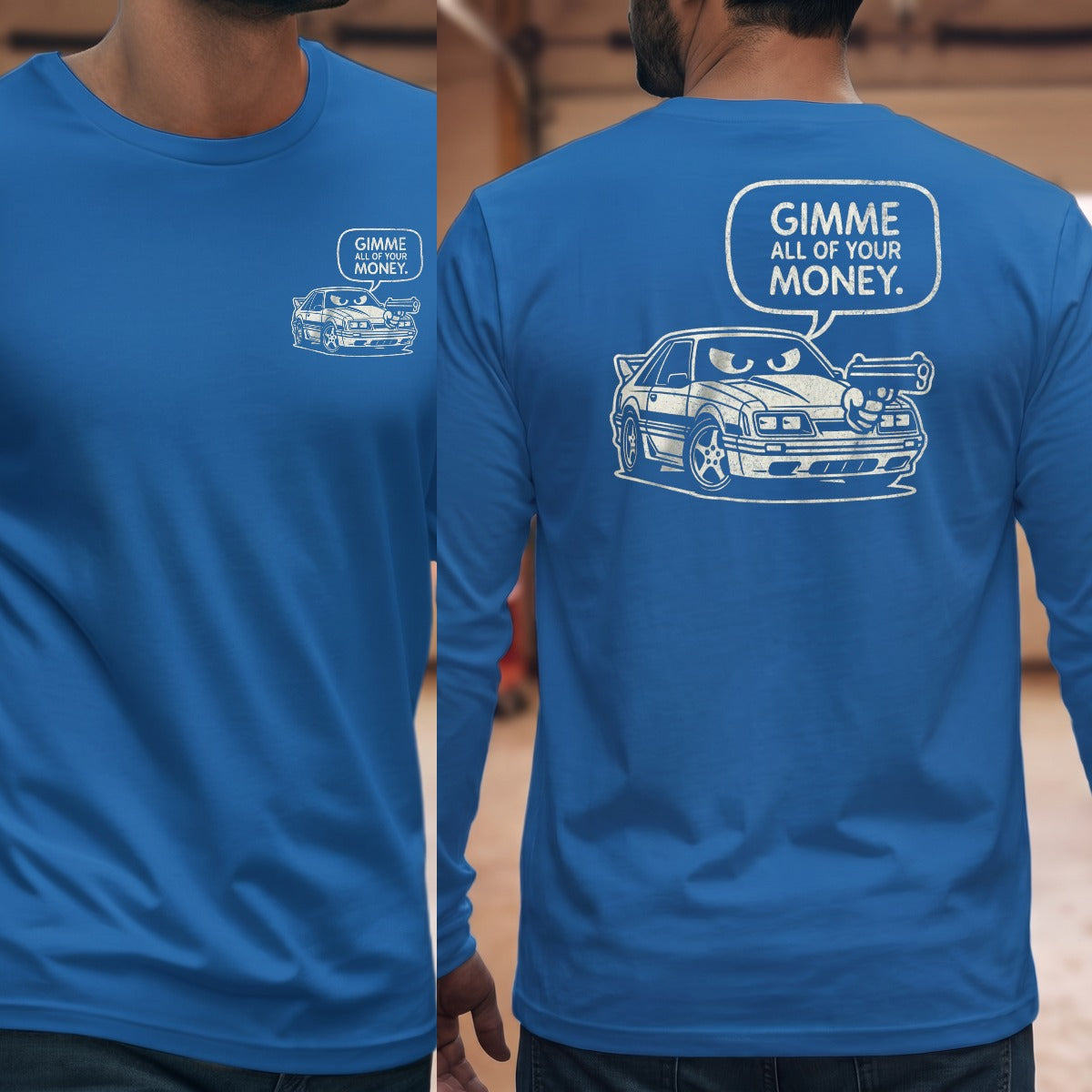 Royal | Left Chest + Back