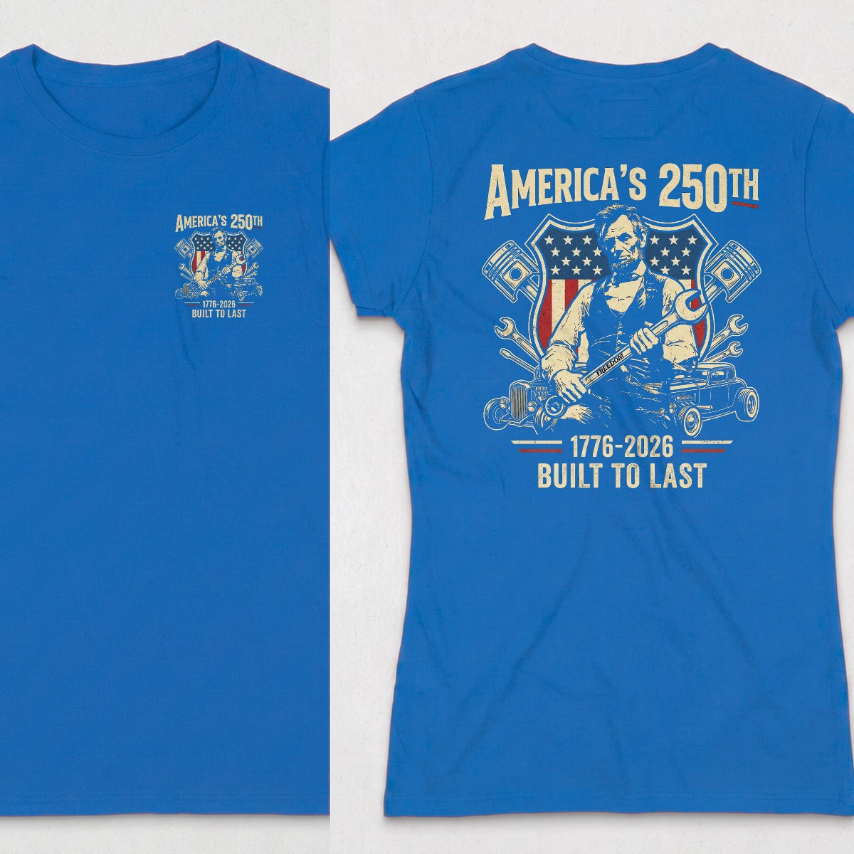 Royal | Left Chest + Back