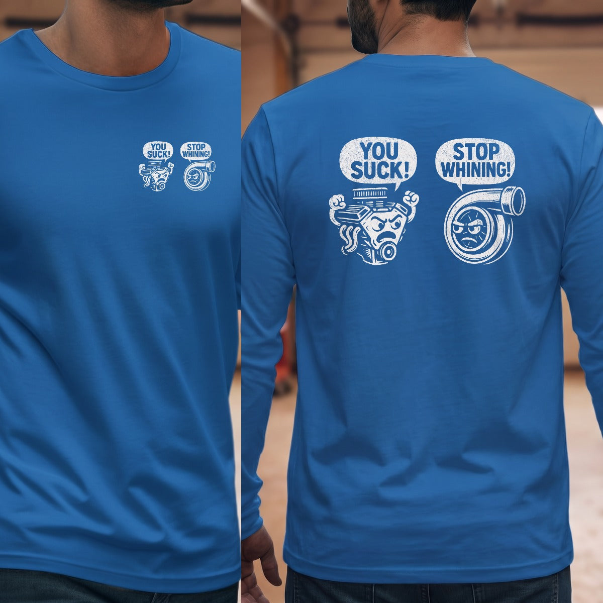 Royal | Left Chest + Back