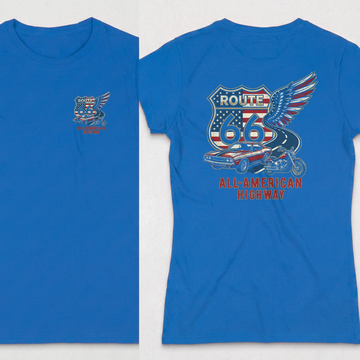 Royal | Left Chest + Back