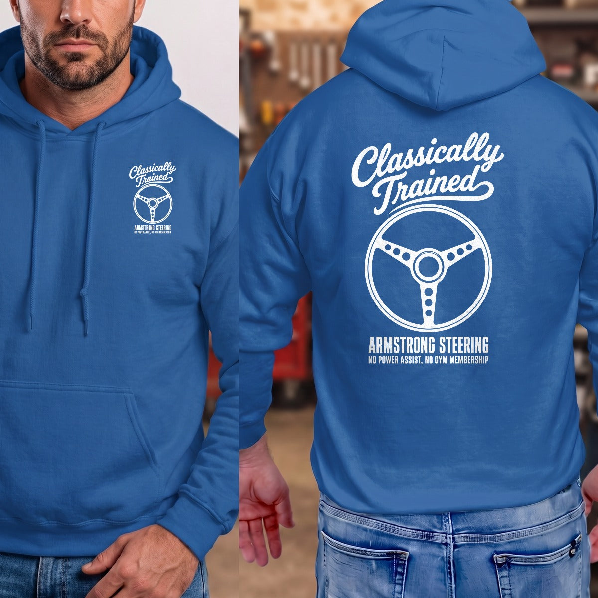 Royal | Left Chest + Back