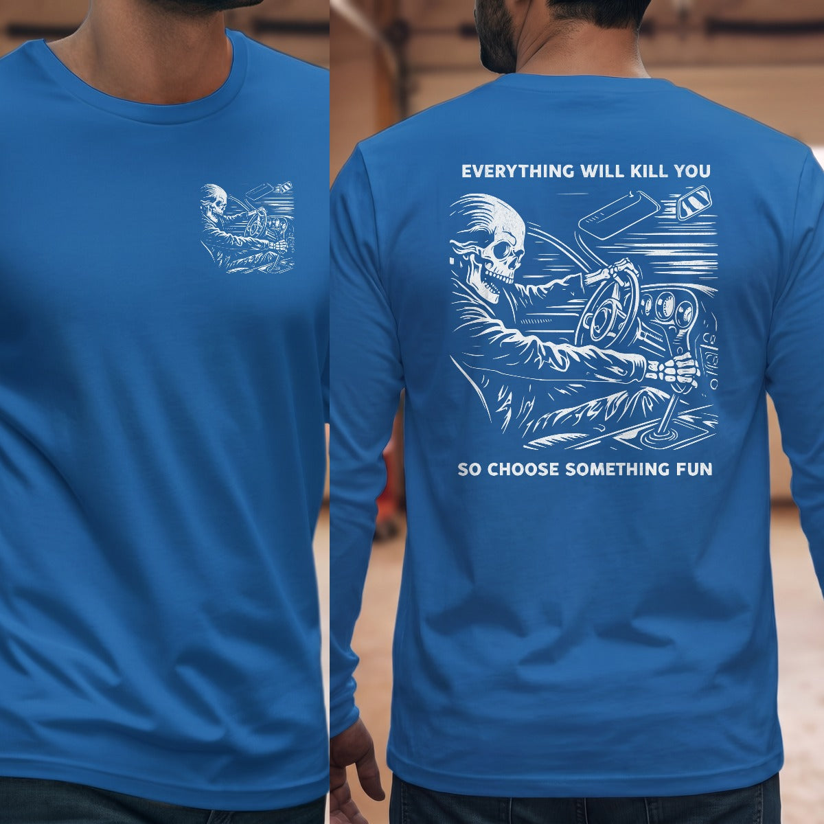 Royal | Left Chest + Back