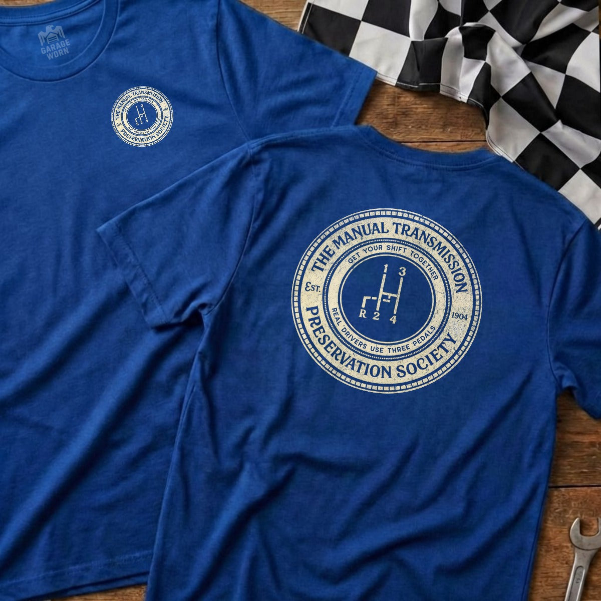 Royal | Left Chest + Back