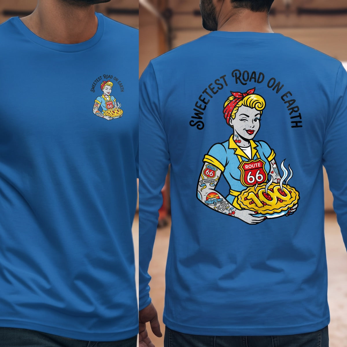 Royal | Left Chest + Back