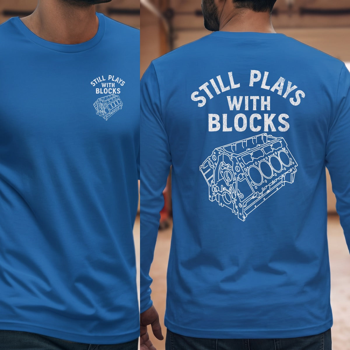 Royal | Left Chest + Back