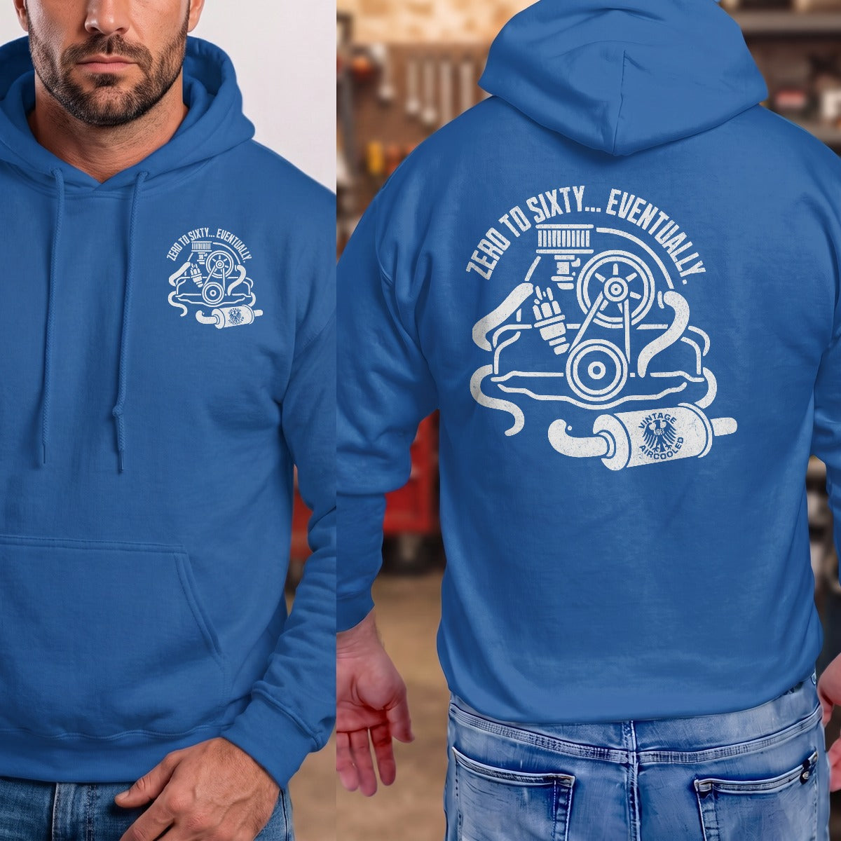 Royal | Left Chest + Back