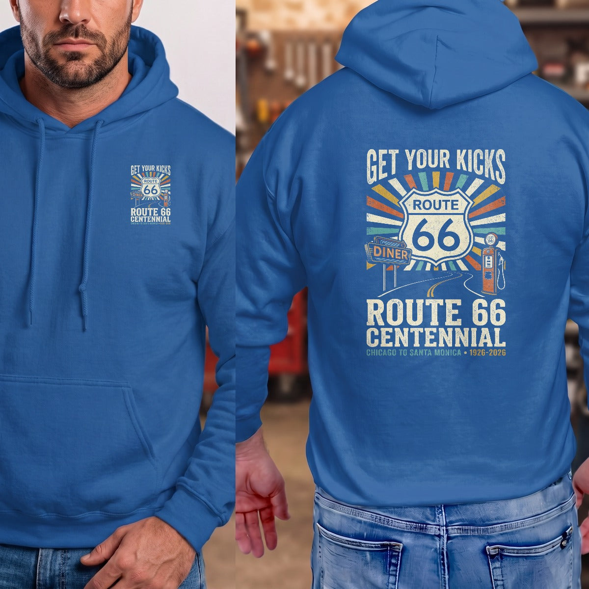 Royal | Left Chest + Back