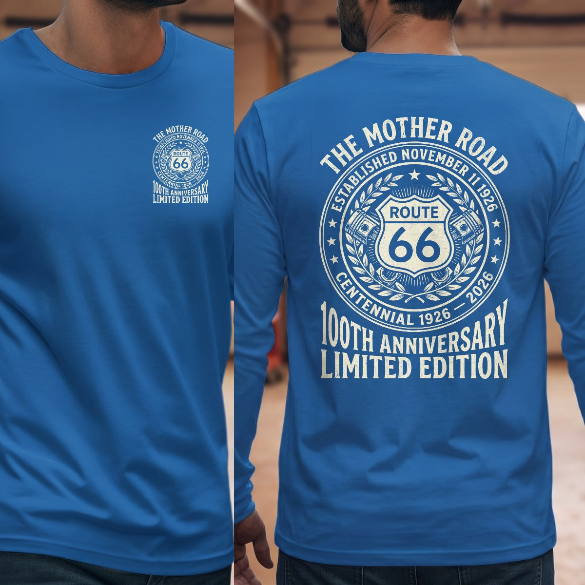 Royal | Left Chest + Back