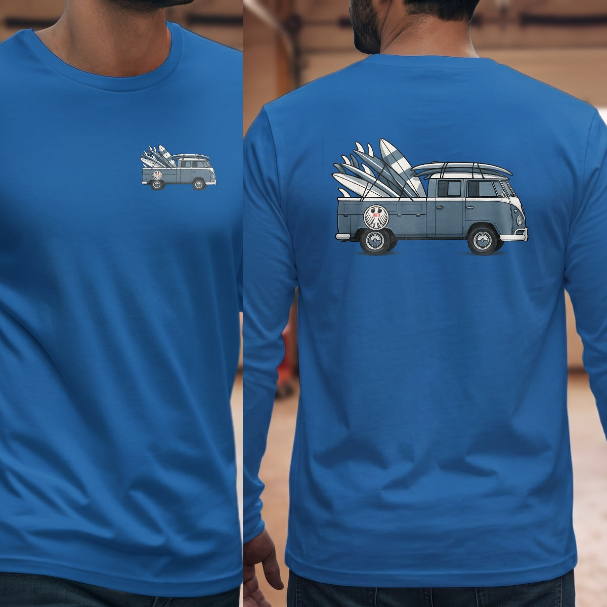 Royal | Left Chest + Back